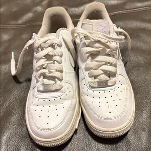 Nike White Airforce 1 Athletic Shoes